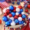 64 Pcs 4th of July Patriotic Ball Ornaments Decor (Patriotic Style)